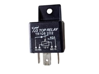 rele auxiliar universal 4 pinos c/ suporte tr108202