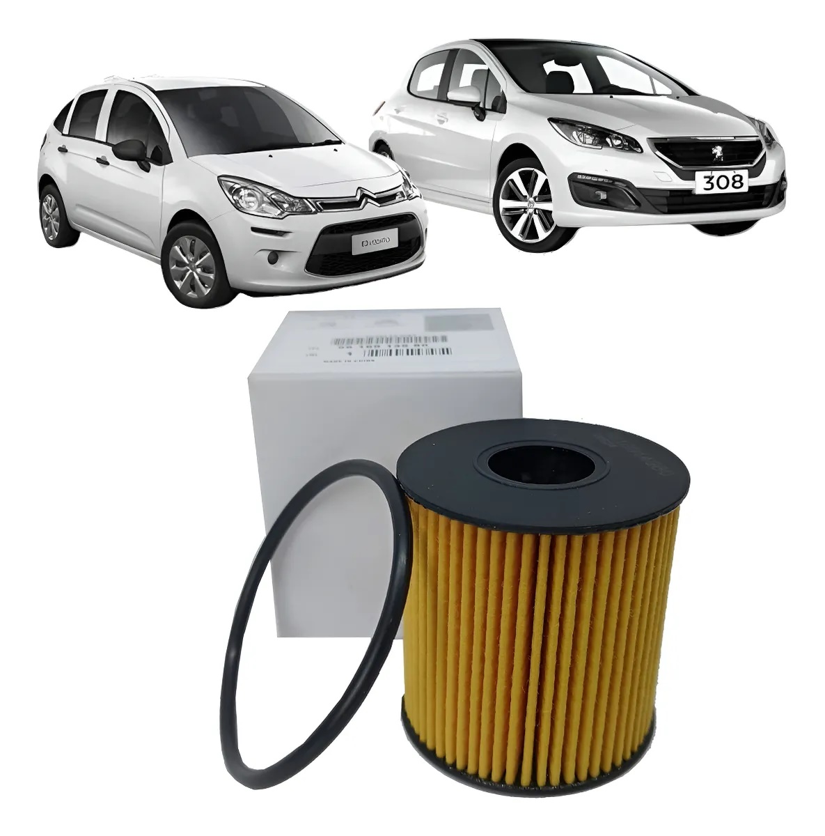 9818914980 - 4 filtro de Óleo peugeot 9818914980