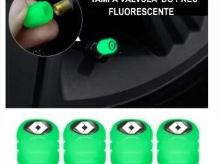 4 hastes valvula do pneu fluorescente renault clio hvp001