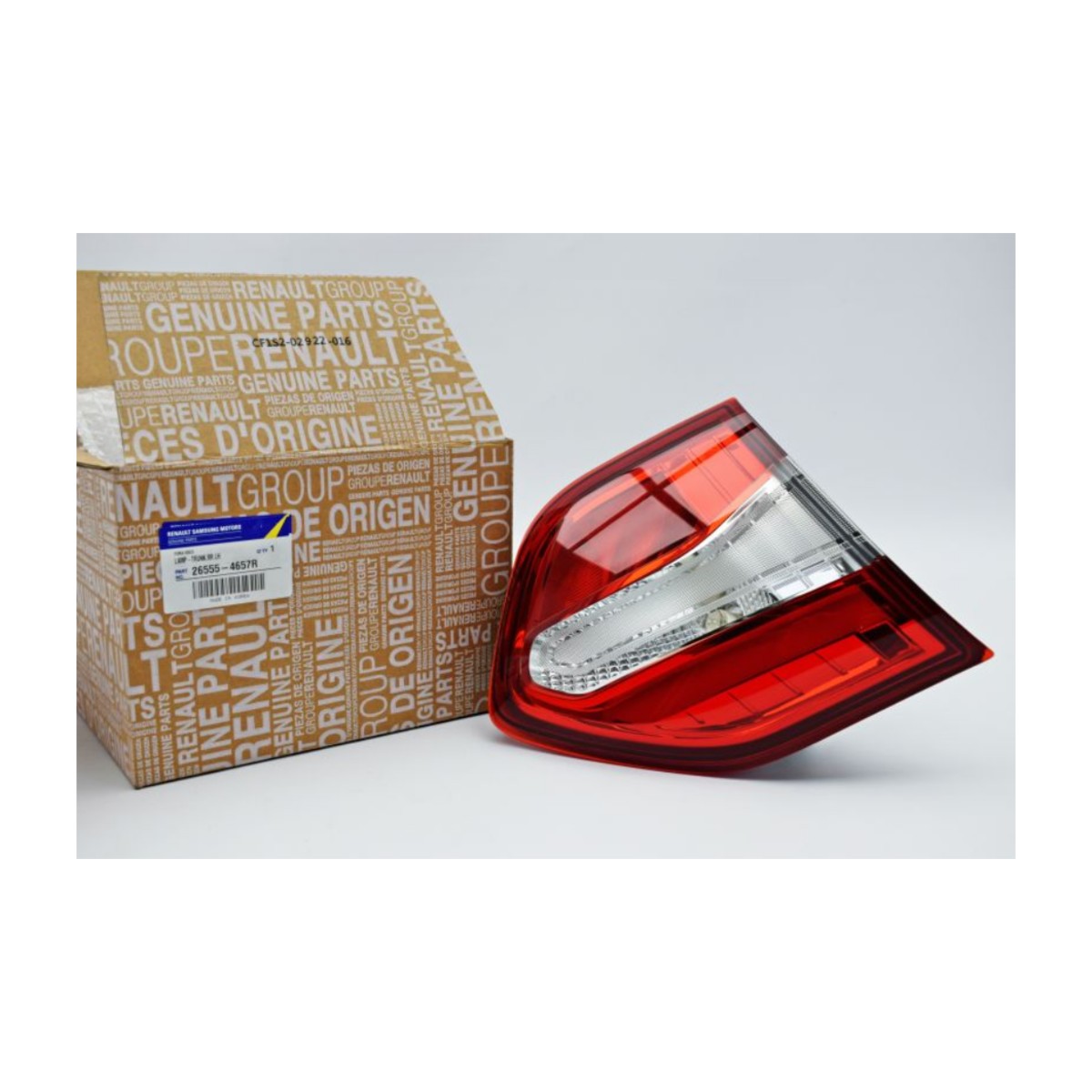 265554657r lanterna traseria lado esquerdo sem led renault fluence q