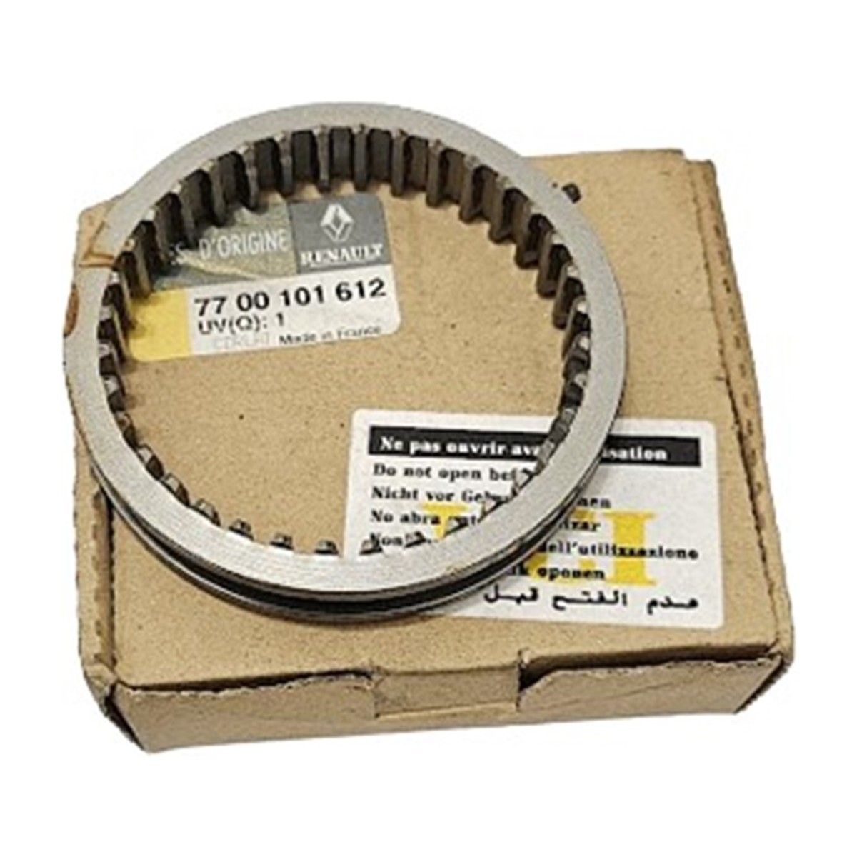 engrenagem sincronizadora 3 4 marcha renault master 2.3 original trafic 7700101612 q