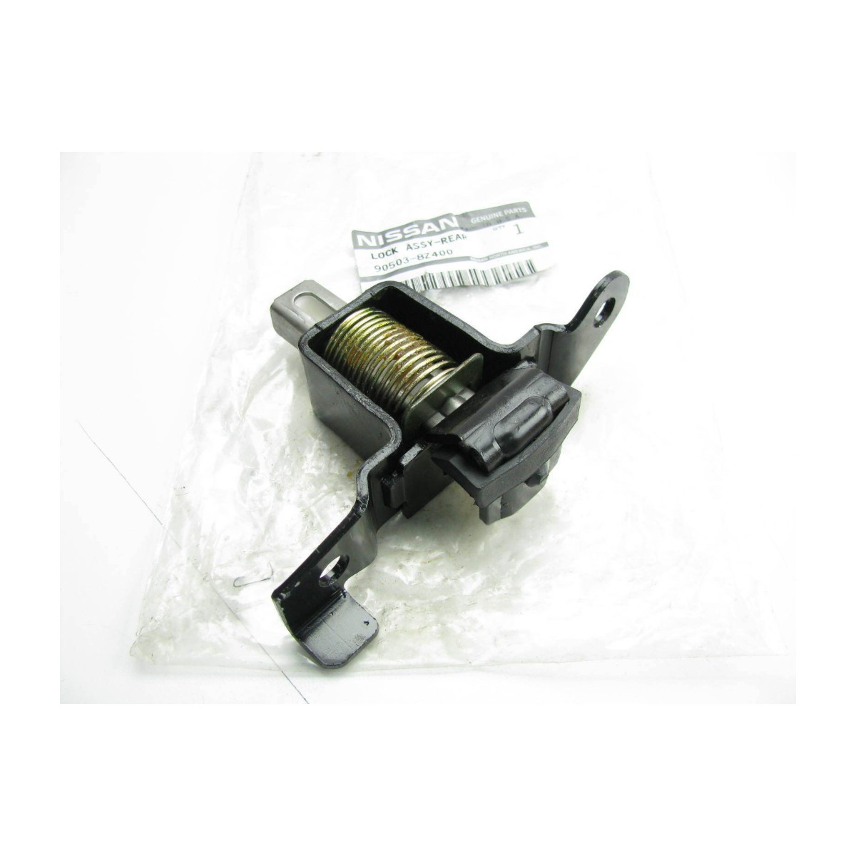 fechadura tranca tampa traseira esquerda nissan frontier original 90503 8z400 q