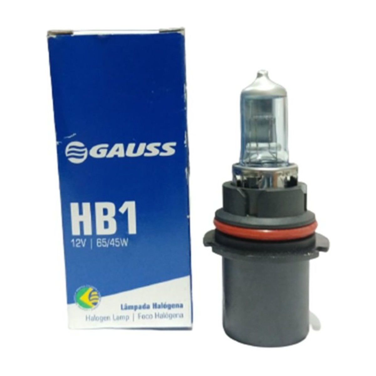 lampada halogena farol milha gauss hb1 gl28hb1 q q