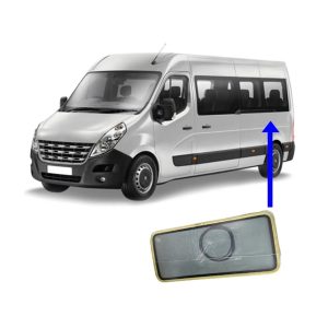 vidro lateral fixo verde lado direito renault master ii 7700351258 q