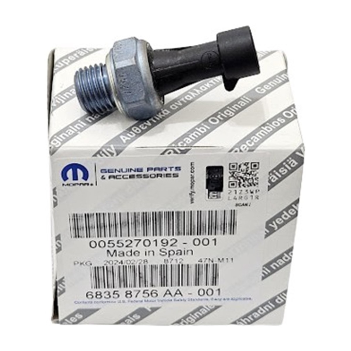 interuptor cebolinha oleo fiat palio original 55270192 q